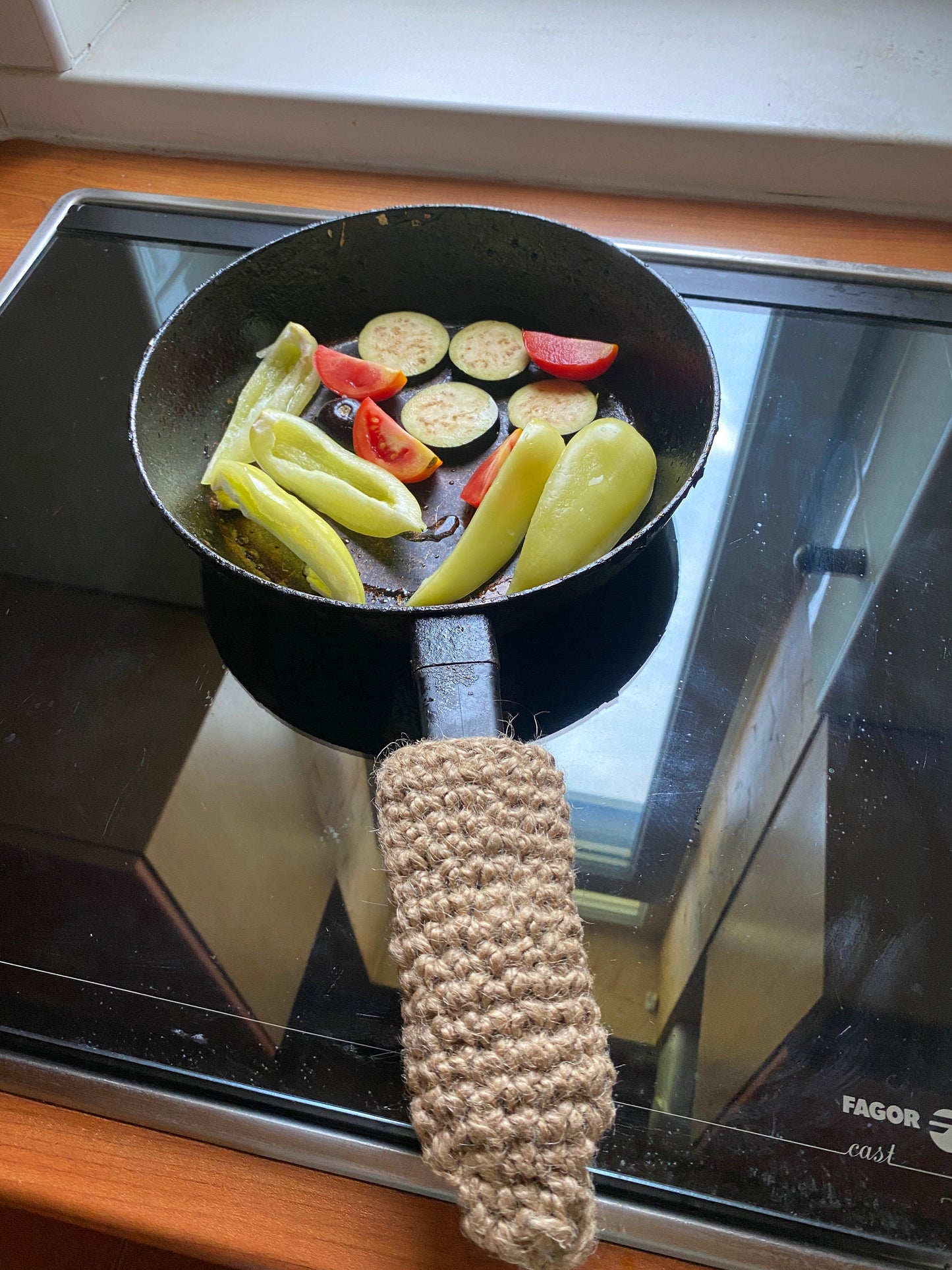 Hemp skillet handle cover