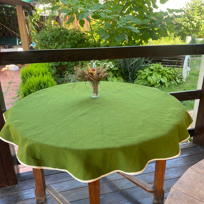 Hemp tablecloth