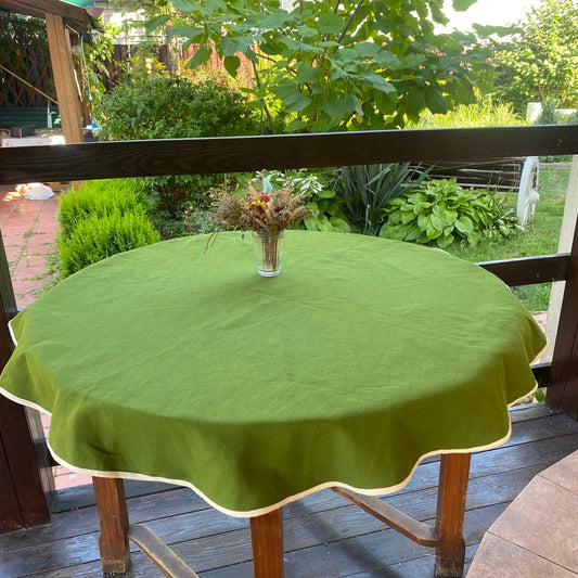 Hemp tablecloth