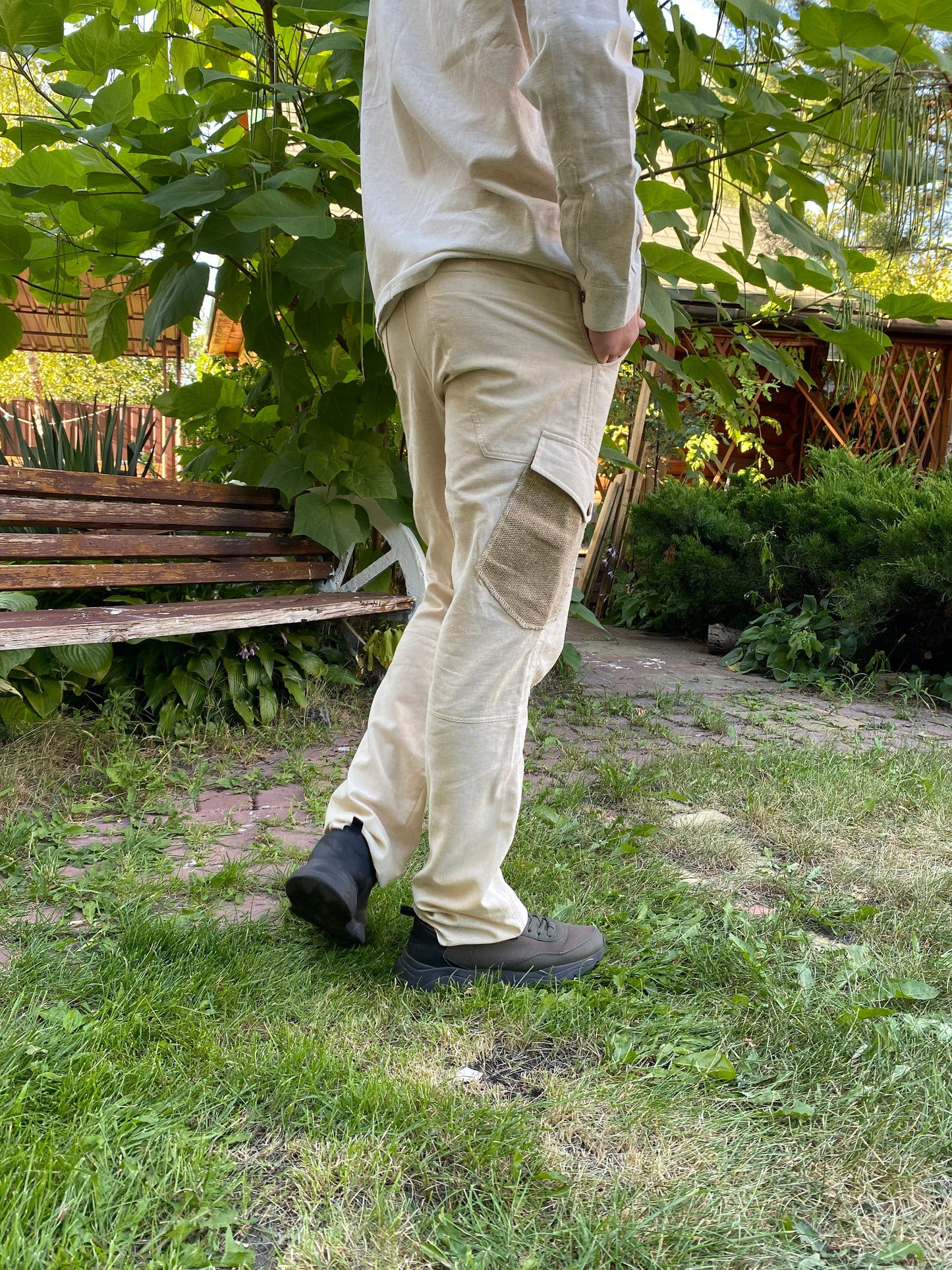 Hemp pants for man