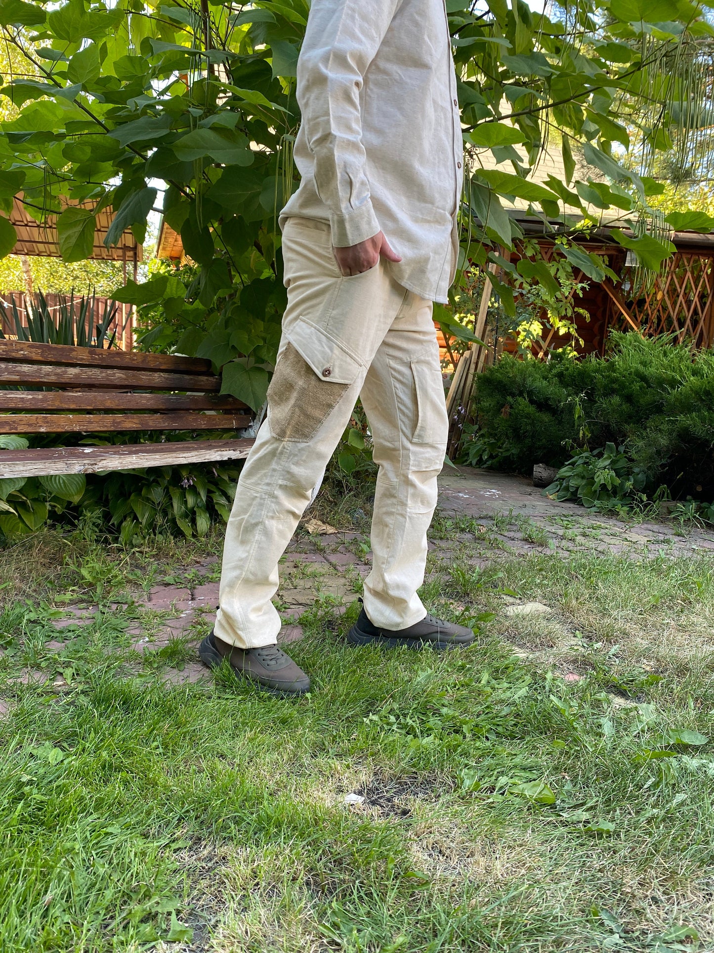Hemp pants for man
