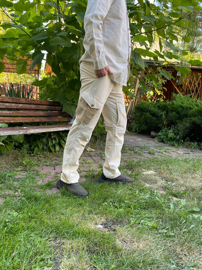 Hemp pants for man
