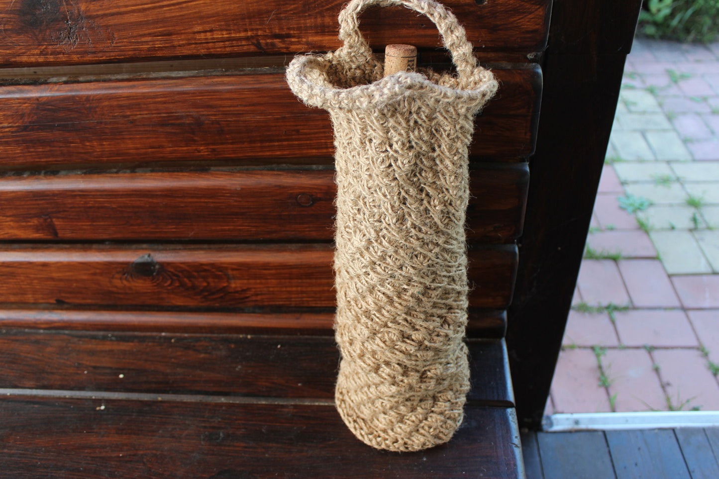 Hemp wine bag