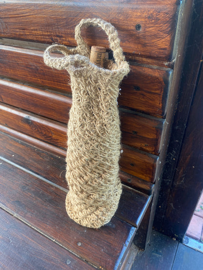 Hemp wine bag