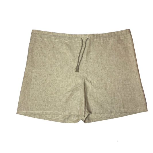 Mens Hemp Underwear Boxer Shorts - drawstring briefs - loose fit boxers for men - Natural briefs