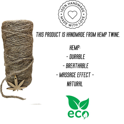 Set of 2 -  Hemp Knitt String Shopping Bags Reusable Washable