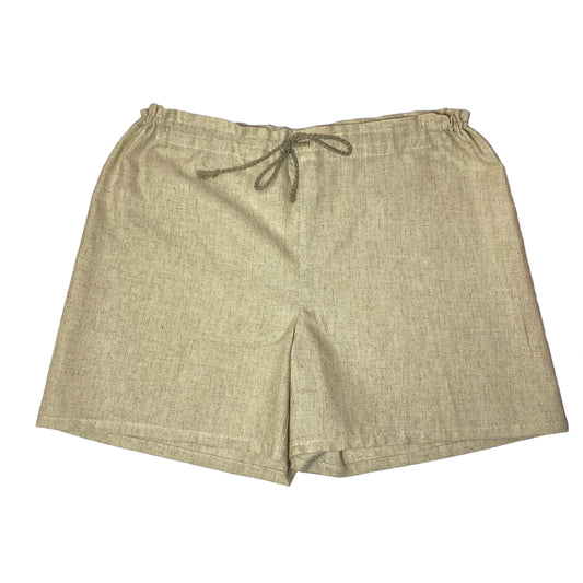 Mens Hemp Underwear Boxer Shorts - drawstring briefs - loose fit boxers for men - Natural briefs