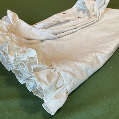 Ruffle Hemp DUVET COVER - Hemp duvet cover,king,twin,full,Queen -  Natural color