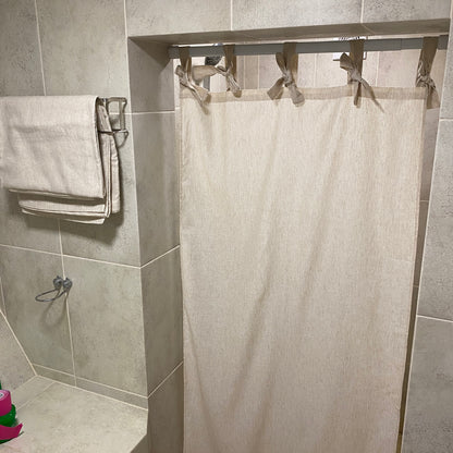 Hemp curtain - Natural color
