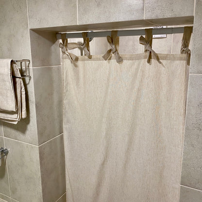 Hemp curtain - Natural color