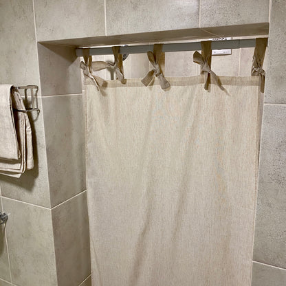 Hemp curtain - Natural color