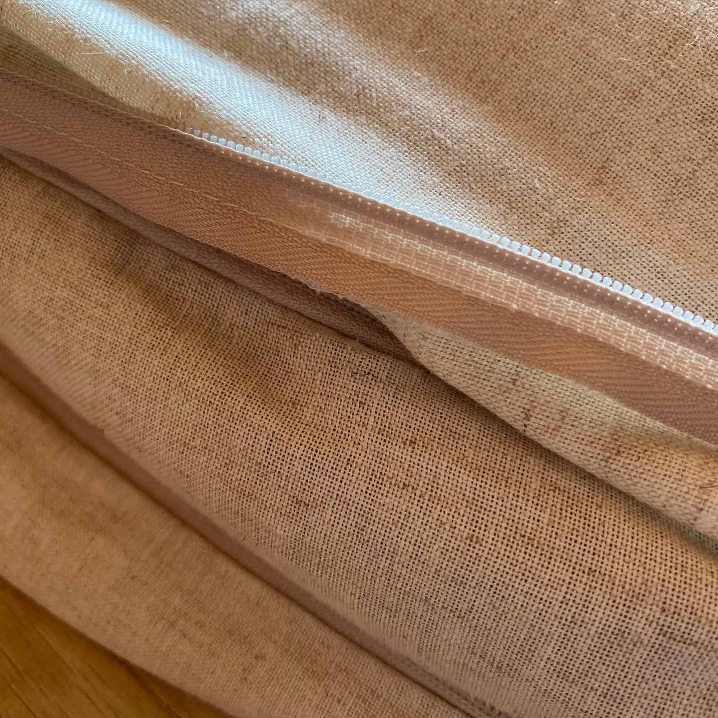 Hemp floor cushion cover