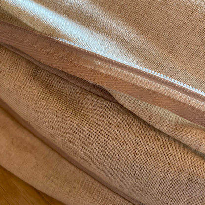 Hemp floor cushion cover