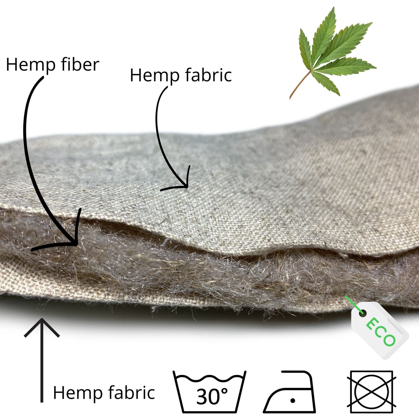 Hemp Sleep Mask-Eye Mask for Sleeping, Sleeping Mask Blocking Out Light Perfectly for Women and Men