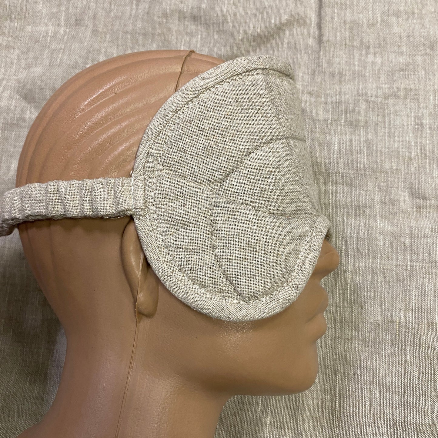 Hemp-Infused Sleep Mask: Ultimate Light Blocker for Restful Nights. Unisex Design