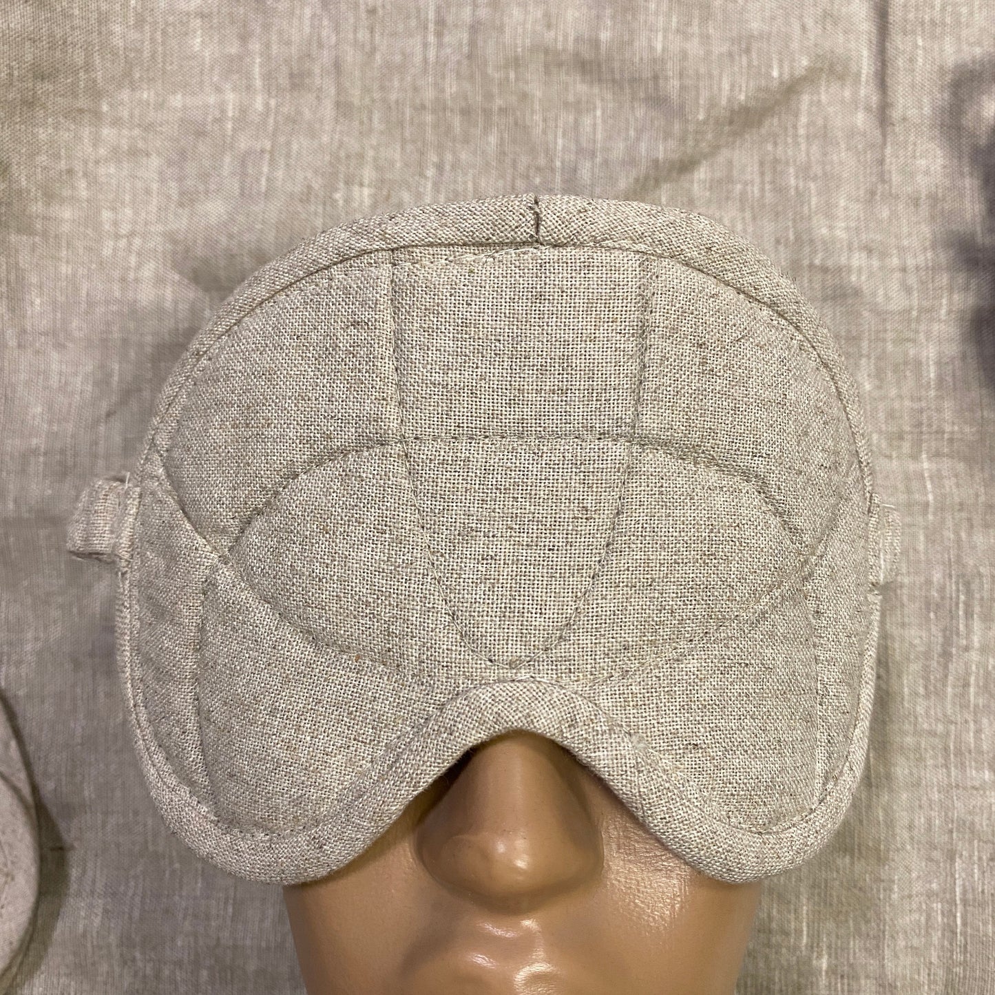 Hemp-Infused Sleep Mask: Ultimate Light Blocker for Restful Nights. Unisex Design