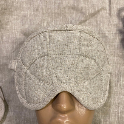Hemp-Infused Sleep Mask: Ultimate Light Blocker for Restful Nights. Unisex Design