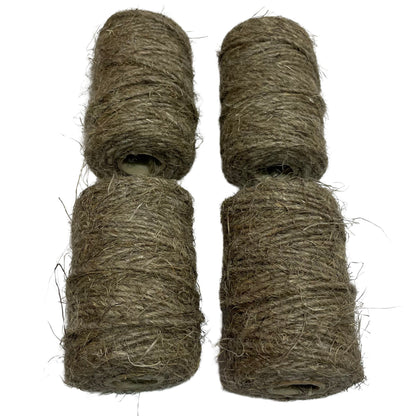Set of 4 hemp twines 3mm, hemp cord - Home & Garden Supply - Decorative Twine - Wedding Decor - Rustic Home Decor - Rustic Wedding