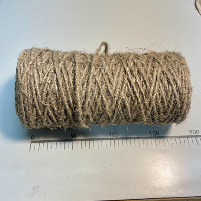 Hemp twine cord. 3mm - 80 yards (240 ft) - Home & Garden Supply Decorative Twine | Wedding Decor. 230 grams