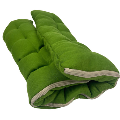 Hemp rug with buckwheat husk. Floor pillow for yoga and meditation with buckwheat husk. Size 60x90cm (23x35")