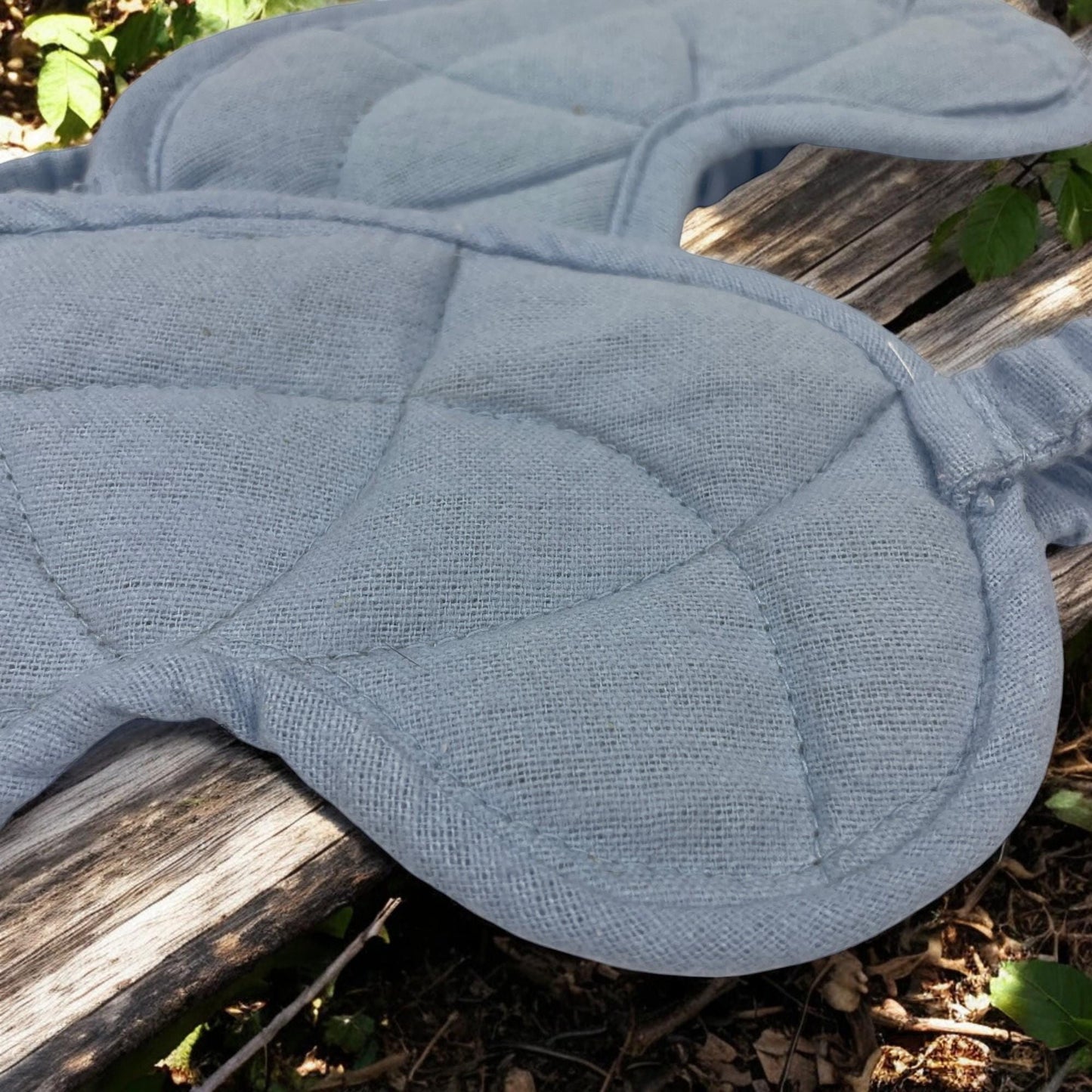100% Cotton Soft Flannel Sleep Mask with Hemp Filling