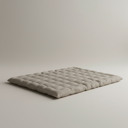 Hemp Yoga Mat with Buckwheat Hull Filling