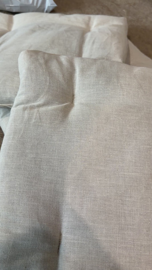 Hemp Seat Cushion 16x16"