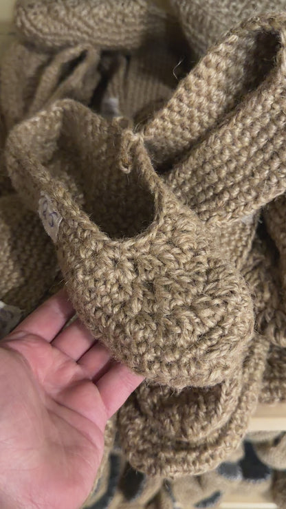 Handmade Knitted Unisex Socks with Gentle Massage-Like Texture